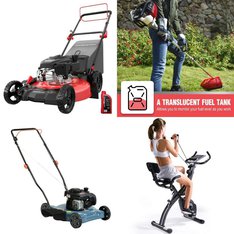 Pallet - 11 Pcs - Unsorted, Mowers, Luggage, Exercise & Fitness - Customer Returns - SENIX, Travelhouse, Zimtown, MaxKare