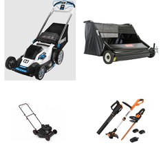 CLEARANCE! Pallet - 8 Pcs - Mowers, Patio & Outdoor Lighting / Decor, Trimmers & Edgers, Hedge Clippers & Chainsaws - Customer Returns - Mm, Hart, Hyper Tough, Worx