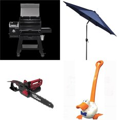 CLEARANCE! 1 Pallet - 4 Pcs - Outdoor Play, Patio & Outdoor Lighting / Decor, Hedge Clippers & Chainsaws, Grills & Outdoor Cooking - Customer Returns - Magic Time International, Mainstays, Hyper Tough, Dansons