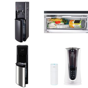 Pallet – 8 Pcs – Bar Refrigerators & Water Coolers, Refrigerators, Humidifiers / De-Humidifiers – Customer Returns – Primo, Igloo, HoMedics