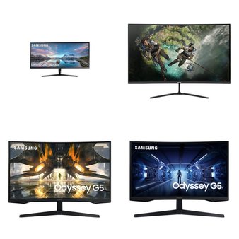 Pallet – 23 Pcs – Monitors – Damaged / Missing Parts / Tested NOT WORKING – Samsung, MSI, LG, ACER