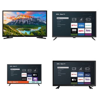 1 Pallet – 42 Pcs – Refurbished TVs – LED & LCD – Walmart