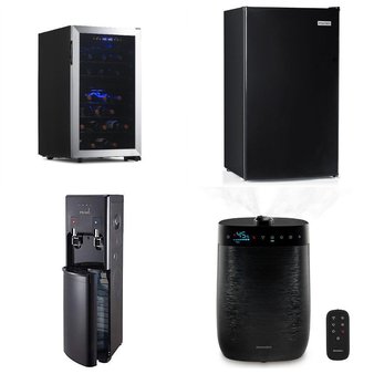 Pallet – 8 Pcs – Bar Refrigerators & Water Coolers, Humidifiers / De-Humidifiers, Refrigerators – Customer Returns – Primo, HoMedics, NewAir, Igloo