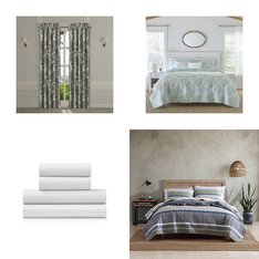 6 Pallets - 2336 Pcs - Curtains & Window Coverings, Decor, Sheets, Pillowcases & Bed Skirts, Bath - Like New or New Customer Returns - JC Penney