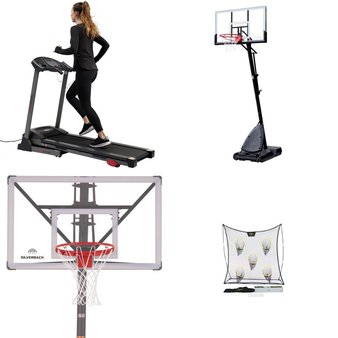 Pallet – 6 Pcs – Outdoor Sports, Exercise & Fitness – Customer Returns – Spalding, Silverback, SKLZ, Sunny Health & Fitness