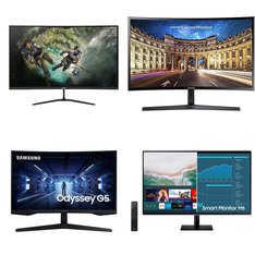 Pallet - 26 Pcs - Monitors - Damaged / Missing Parts / Tested NOT WORKING - Samsung, ACER, HP, Onn