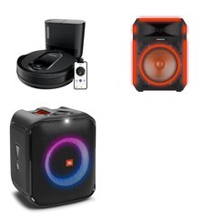 Pallet – 13 Pcs – Portable Speakers, Vacuums – Customer Returns – Monster, JBL, Shark