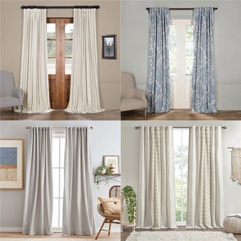 Pallet – 260 Pcs – Curtains & Window Coverings, Decor – Mixed Conditions – Private Label Home Goods, Eclipse, Sun Zero, Fieldcrest