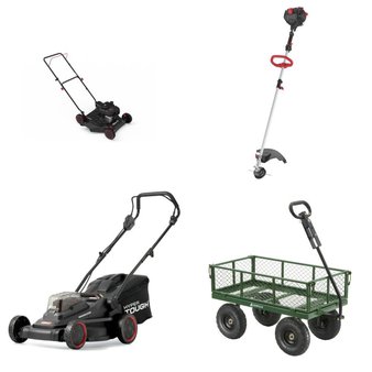 Pallet – 15 Pcs – Other, Trimmers & Edgers, Mowers, Unsorted – Customer Returns – Hyper Tough, Gorilla Carts, Ozark Trail