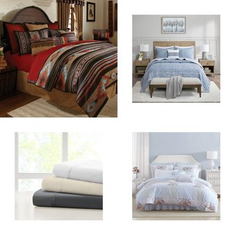 6 Pallets – 1457 Pcs – Curtains & Window Coverings, Decor, Bath, Sheets, Pillowcases & Bed Skirts – Like New or New Customer Returns – JC Penney