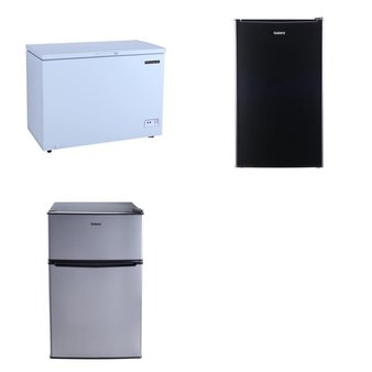 Pallet – 7 Pcs – Refrigerators, Bar Refrigerators & Water Coolers, Freezers – Customer Returns – Galanz, Frigidaire