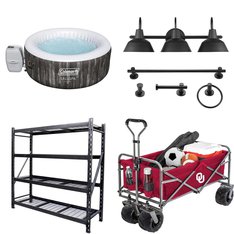 Pallet - 8 Pcs - Patio & Outdoor Lighting / Decor, Outdoor Sports, Office, Lighting & Light Fixtures - Customer Returns - Mm, Smart Design, Gamer Gear, Globe Electric