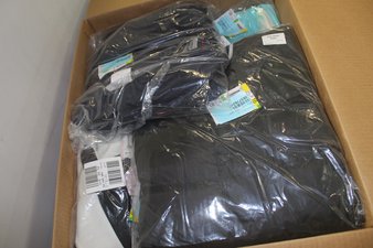 1 Parcel Box – 17 Pcs – Like New and New Apparel – T-Shirts, Polos, Sweaters, Jackets & Outerwear – JC Penney
