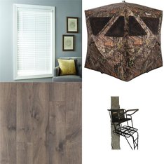 CLEARANCE! 1 Pallet - 26 Pcs - Curtains & Window Coverings, Hardware, Hunting, Camping & Hiking - Customer Returns - Select Surfaces, Better Homes Gardens, Ameristep, Igloo