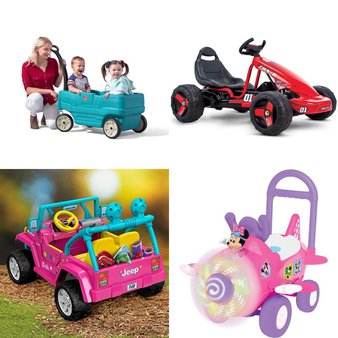 Pallet – 6 Pcs – Vehicles – Customer Returns – Step2, Fisher Price – Dropship, Huffy, American Plastic Toys