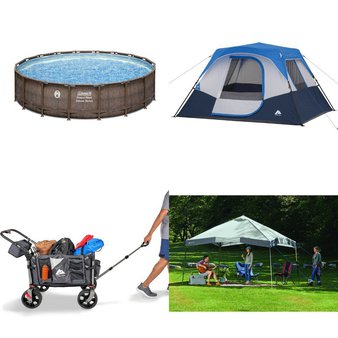 Pallet – 13 Pcs – Camping & Hiking, Firearms, Pools & Water Fun – Customer Returns – Ozark Trail, Crosman, Coleman, Igloo