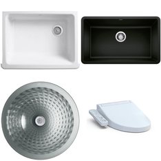 Pallet – 19 Pcs – Kitchen & Bath Fixtures, Hardware – Customer Returns – Kohler, Blanco, ProFlo, Signature Hardware