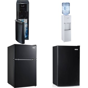 Pallet – 8 Pcs – Freezers, Bar Refrigerators & Water Coolers, Refrigerators – Customer Returns – HISENSE, Primo Water, Igloo, Arctic King