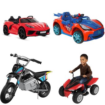 Pallet – 6 Pcs – Vehicles – Customer Returns – Spider-Man, Adventure Force, Razor, Huffy