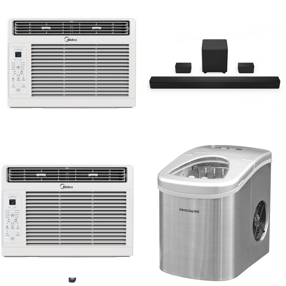 Pallet 24 Pcs Fans, Microwaves, Food Processors, Blenders, Mixers