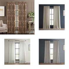 CLEARANCE! Pallet - 267 Pcs - Curtains & Window Coverings, Decor, Bath & Body, Earrings - Mixed Conditions - Eclipse, Fieldcrest, Sun Zero, Waverly