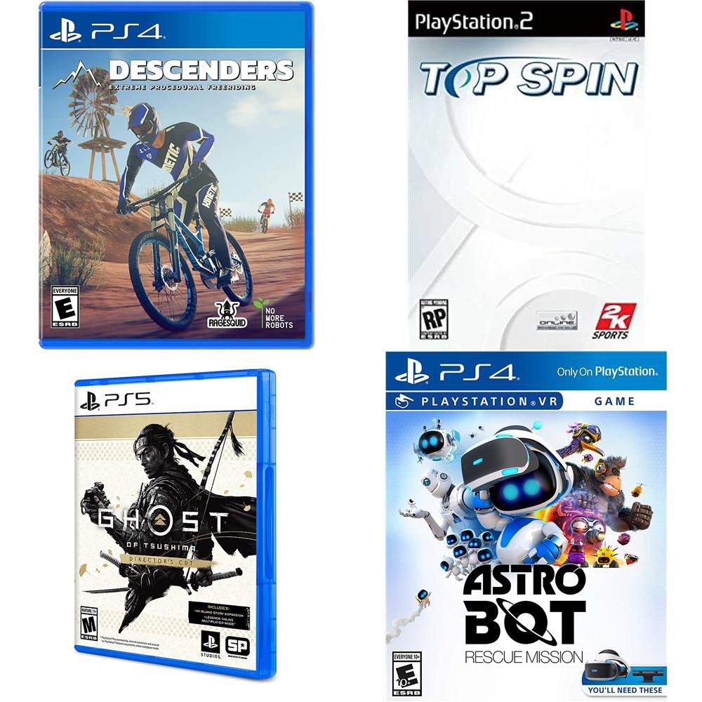 11 Pcs - Sony Video Games - New - Descenders PlayStation 4, High School  Musical: Sing It! (PS2), Top Spin - PlayStation 2, Tony Hawk Ride: Shred ( Playstation 3)