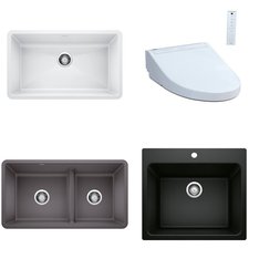 Pallet - 12 Pcs - Hardware, Kitchen & Bath Fixtures - Customer Returns - Kohler, Blanco, TOTO USA, ProFlo