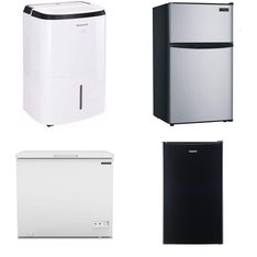 Pallet - 7 Pcs - Refrigerators, Humidifiers / De-Humidifiers - Customer Returns - Galanz, Frigidaire, HoMedics, Thomson