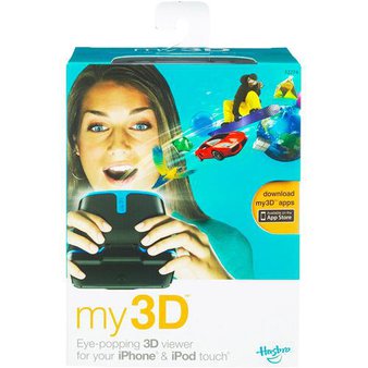 64 Pcs – Hasbro 36218 MY3D Viewer for iPod touch and iPhone Black – Customer Returns