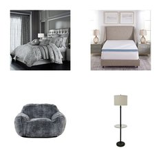 6 Pallets - 606 Pcs - Rugs & Mats, Curtains & Window Coverings, Sheets, Pillowcases & Bed Skirts, Bedding Sets - Like New or New Customer Returns - JC Penney