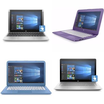 24 Pcs – Laptop Computers – Refurbished (GRADE B – No Battery) – HP, EPIK, IVIEW, DELL