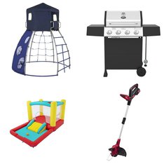 Pallet - 7 Pcs - Outdoor Play, Trimmers & Edgers, Grills & Outdoor Cooking - Customer Returns - Plum Play, Hyper Tough, Step2, EastPoint Sports