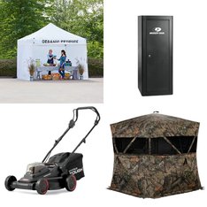 Pallet – 8 Pcs – Camping & Hiking, Safes, Hunting, Mowers – Customer Returns – Ozark Trail, Rhino, Mossy Oak, Wildgame Innovations – BA Products