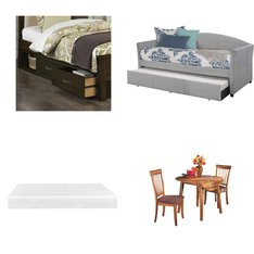 Pallet - 8 Pcs - Bedroom, Mattresses, Dining Room & Kitchen, Patio - Mixed Conditions - Primo International, Hillsdale Furniture, Signature Design by Ashley, Brookside Home