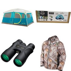 CLEARANCE! Pallet - 26 Pcs - Camping & Hiking, Optics / Binoculars, Hunting, Accessories - Customer Returns - National Geographic, Coleman, Ozark Trail, Tactacam