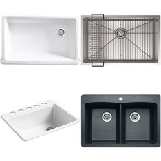 Pallet - 9 Pcs - Hardware, Kitchen & Bath Fixtures - Customer Returns - Kohler, ProFlo, Toto, Blanco