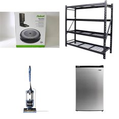 Pallet - 9 Pcs - Vacuums, Kitchen & Dining, Kitchen & Bath Fixtures, Heaters - Customer Returns - Mm, M & M, iRobot Roomba, Hessler