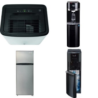 Pallet – 13 Pcs – Bar Refrigerators & Water Coolers, Humidifiers / De-Humidifiers, Refrigerators – Customer Returns – Primo Water, Frigidaire, HISENSE, Great Value