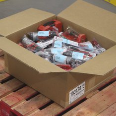 3 Parcel Boxes - 300 Pcs - Tool Accessories, Power Tools - Conditionally Assessed Milwaukee Tools Returns (Conditions in Manifest)