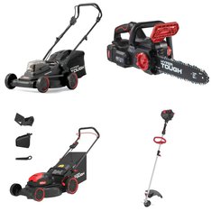 Pallet – 9 Pcs – Trimmers & Edgers, Mowers, Other, Hedge Clippers & Chainsaws – Customer Returns – Hyper Tough, Gorilla Carts