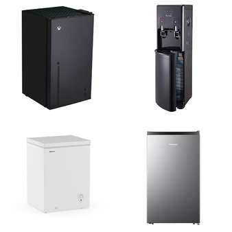 Pallet – 6 Pcs – Refrigerators, Bar Refrigerators & Water Coolers, Freezers – Customer Returns – HISENSE, Igloo, Xbox, Primo