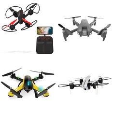 Pallet - 116 Pcs - Drones & Quadcopters Vehicles - Damaged / Missing Parts / Tested NOT WORKING - Vivitar, SHARPER IMAGE, Protocol, Sky Rider
