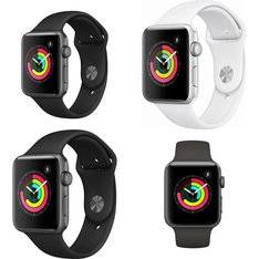 19 Pcs – Apple Watch – Series 3 – 42MM – GPS – Refurbished (GRADE D) – Models: MTF32LL/A, MQL12LL/A, MTF22LL/A, MR362LL/A