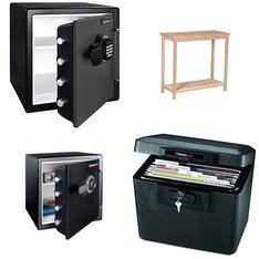 Pallet - 8 Pcs - Safes, Living Room - Customer Returns - SentrySafe, Sentry, International Concepts