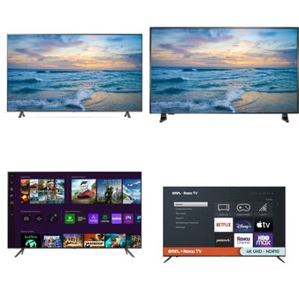 3 Pallets – 15 Pcs – LED/LCD TVs – Refurbished (GRADE A, GRADE B) – Onn, Samsung, TCL, LG