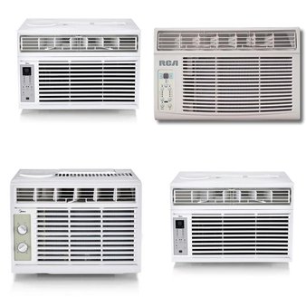Pallet – 8 Pcs – Air Conditioners – Customer Returns – Midea, Primo, RCA