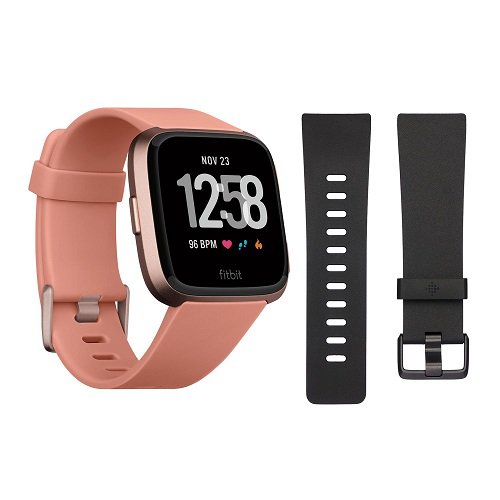 Fitbit FB504 Versa Smart Watch Bundle Pack Peach - Brand New ...