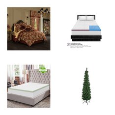 3 Pallets - 372 Pcs - Curtains & Window Coverings, Decorations & Favors, Bedding Sets, Decor - Like New or New Customer Returns - JC Penney