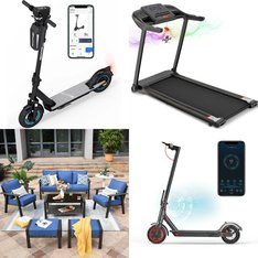 Pallet – 8 Pcs – Unsorted, Powered, Patio, Exercise & Fitness – Customer Returns – AOVOPRO, EVERCROSS, Ktaxon, ovios