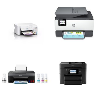 Pallet – 28 Pcs – All-In-One, Inkjet, Microsoft – Customer Returns – HP, EPSON, Canon, Microsoft